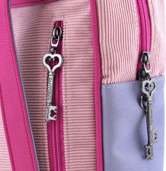 Produktbild Gorjuss Rucksack Cheshire cat Rosa Lila (27 x 10 x 37 cm)