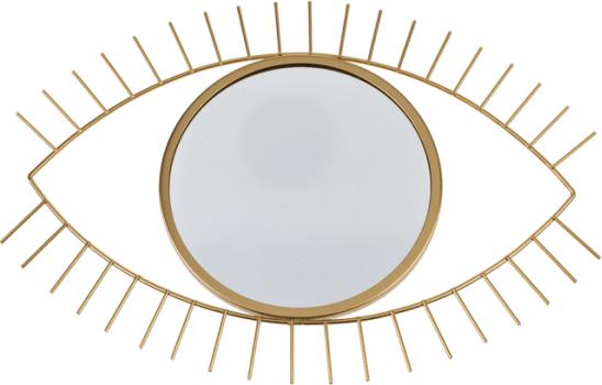 Immagine prodotto Ootb specchio di metallo dorato, occhio