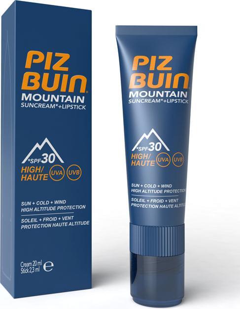 Actual product image Piz Buin Mountain (Sun stick, Suntan cream, SPF 30, 20 ml, 36 g)