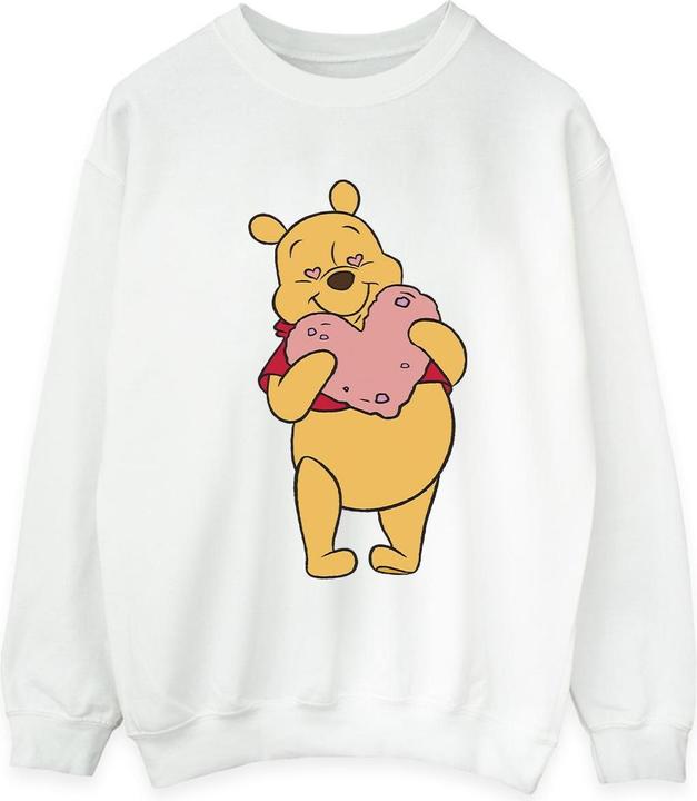 Actual product image Disney Mens Winnie The Pooh Heart Eyes Sweatshirt (S)