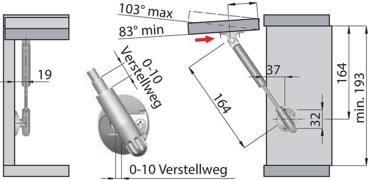 Produktbild Goll Klappenstützen KLB (1 Stk.)