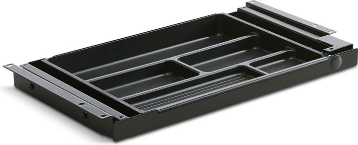 Produktbild TecLines TUS003B ausziehbare Unterbau Schublade S, schwarz