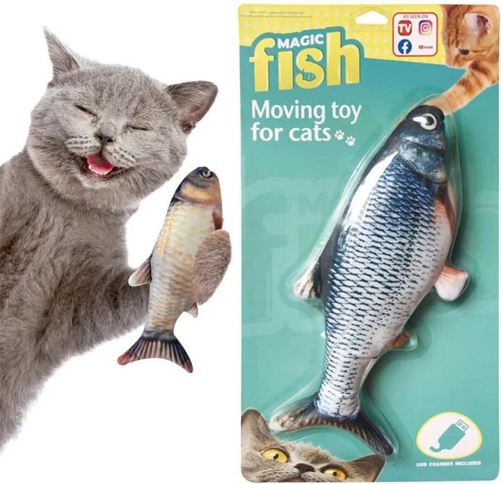 Image du produit Best direct Magic Fish (Jouet en peluche chat)