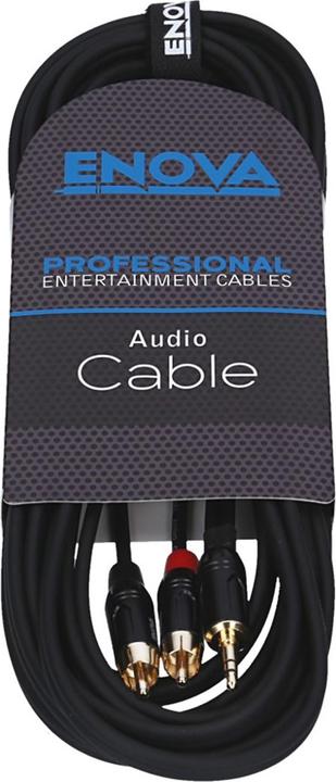 Image du produit Enova Câble jack/cinch 3,5mm RCA, rouge/noir, 7m (7 m)