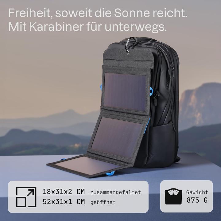 Produktbild Roboparts Solar-USB-Ladegerät (21 W)