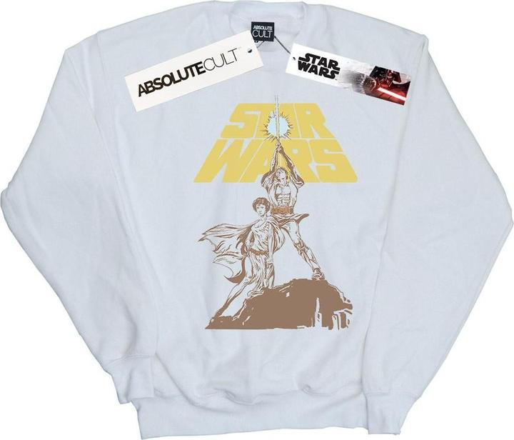 Actual product image Star Wars Mens Vintage Rebels Sweatshirt (L)