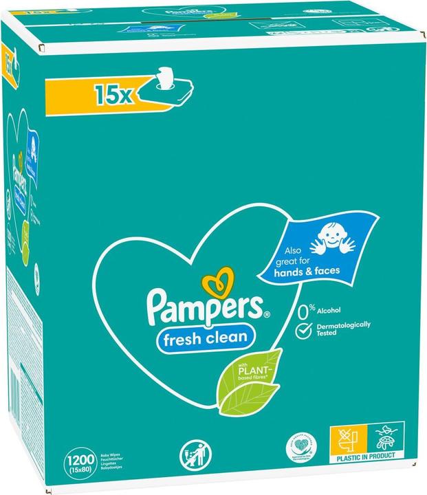 Image du produit Pampers Fresh Clean (1200 pièce(s))
