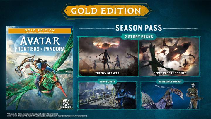 Immagine prodotto Microsoft Xbox Avatar Frontiers of Pandora Gold Edt Codice da scaricare (Xbox Serie S, Xbox One X, Xbox One S, Xbox Series X)
