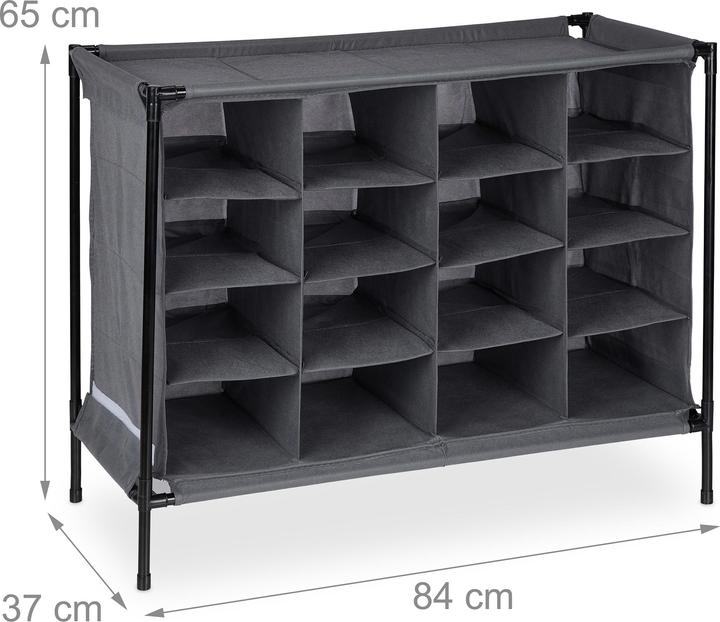 Actual product image Relaxdays Camping shoe rack