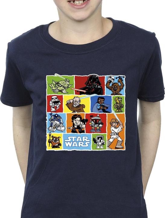 Immagine prodotto Star Wars Comic Drawing Montage Maglietta Ragazzi (128)