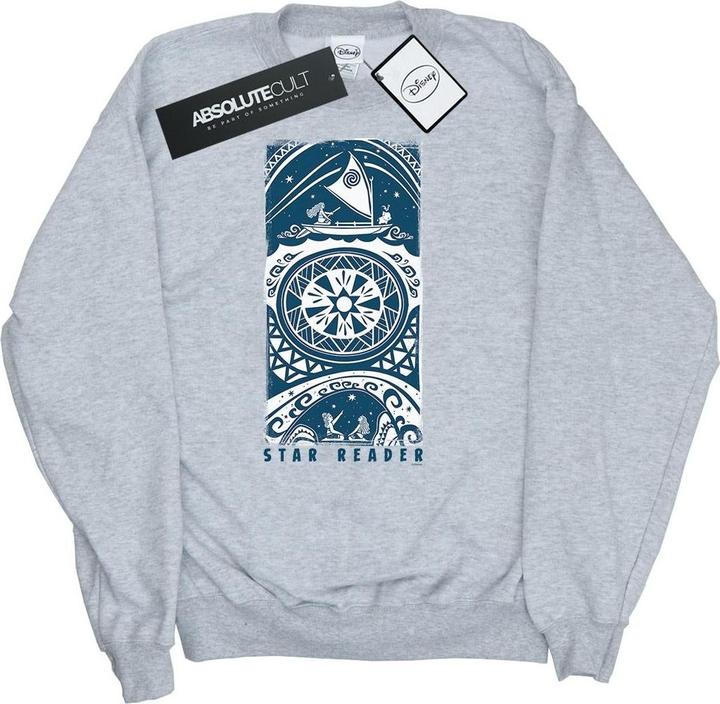 Actual product image Disney Womens/Ladies Moana Star Reader Sweatshirt (XL)