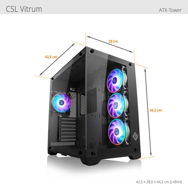 Actual product image CSL M10740 (AMD Ryzen 7 7800X3D, 32 GB, 2000 GB, GeForce RTX 4070 Ti)