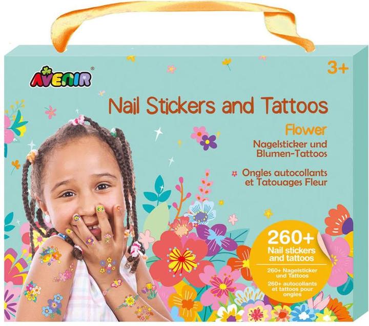 Produktbild Avenir Nagelsticker Tattoos Blumen