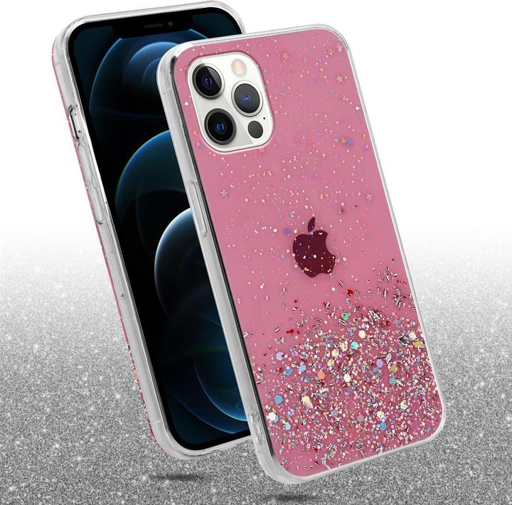 Actual product image Cadorabo TPU cover sparkling glitter (Apple iPhone 12, Realme 12 Pro+)
