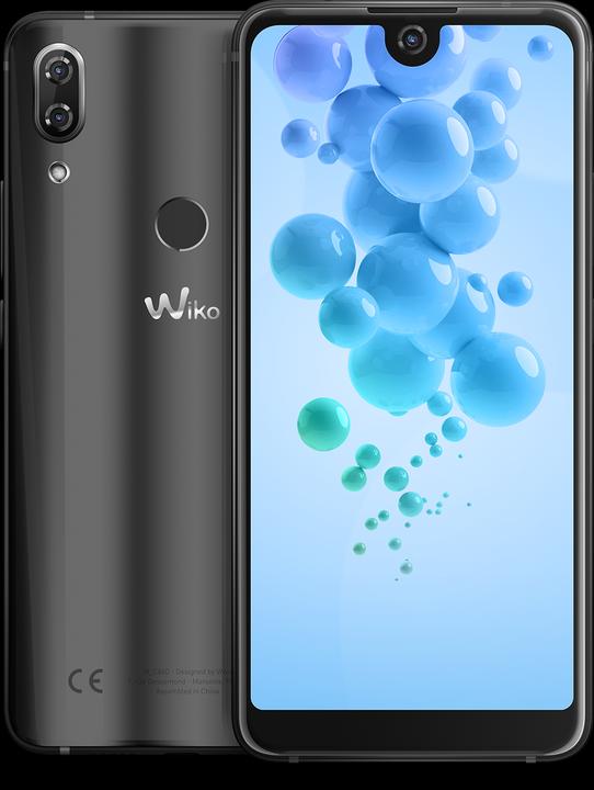 Wiko View 2 Pro (64 GB, Charcoal, 6", Hybrid Dual SIM, 16 Mpx, 4G)