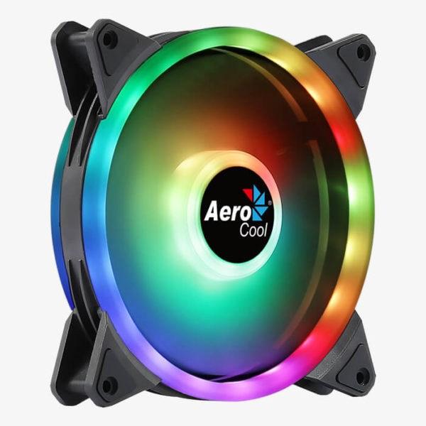 Produktbild AeroCool Duo 14 Computergehäuse Ventilator 14 cm Schwarz (140 mm, 1 x)