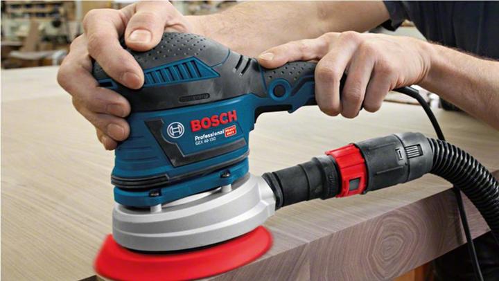 Produktbild Bosch Professional Exzenterschleifer GEX 40-150 mit 1 x Schleifblatt M480 und L-BOXX (Exzenterschleifer, 400 W)