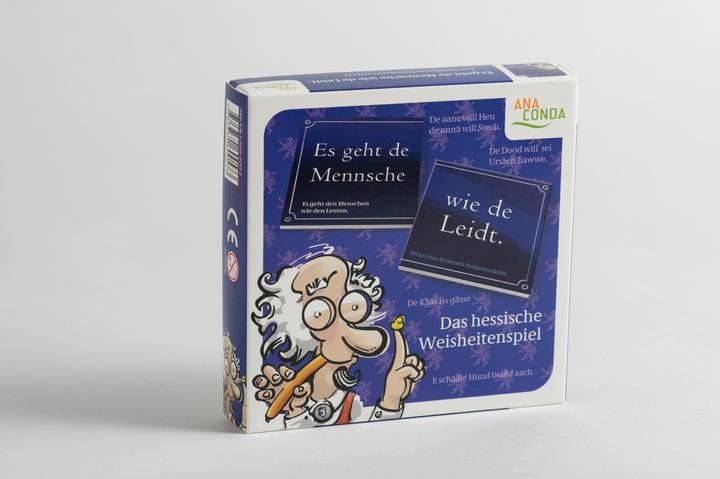Actual product image It goes de Mensche wie de Leidt - The Hessian wisdom game