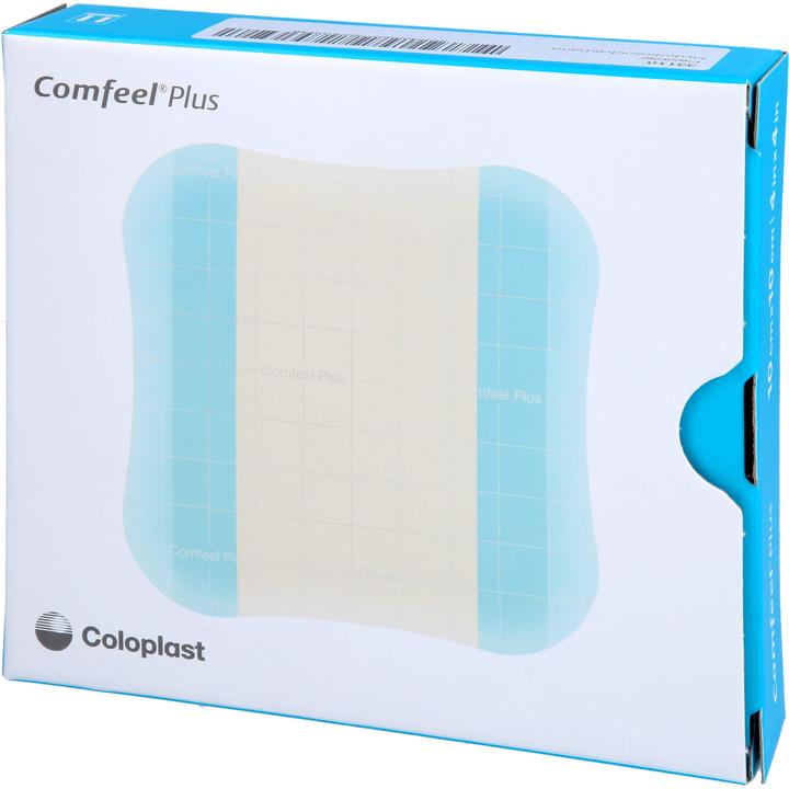 Immagine prodotto Coloplast Comfeel Plus Medicazione idrocolloide flessibile 10x10cm, 10 pezzi VER