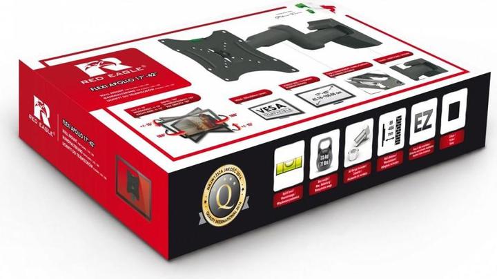 Immagine prodotto Red Eagle Supporto a parete per TV LED - FLEXI APOLLO 17-42 - Accessori TV TFT/LCD (Muro, 42", 35 kg)