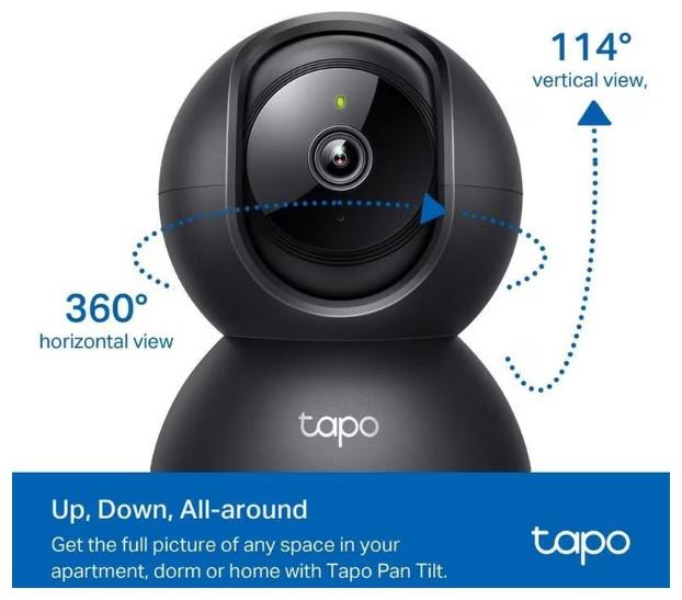 Image du produit TP-Link CAMERA WI-FI DE SECURITE DOMESTIQUE PAN/TILT SPEC : 1080P 2.4 GHZ HORIZ (1080 x 720 pixels)