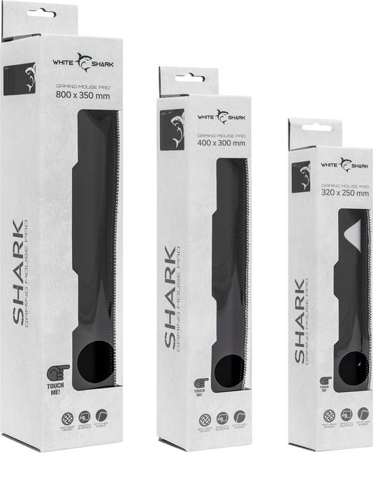 Image du produit White Shark Grand tapis de souris pour les jeux XL, 800x350x3mm (XL)