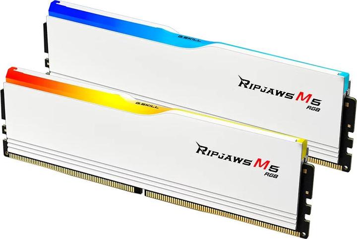 Produktbild G.Skill D532GB 6000-36 Ripjaws M5 wh K2 GSK (F5-6000J3636F16GX2-RM5RW) (2 x 16GB, 6000 MHz, DDR5-RAM, DIMM)