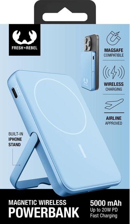 Produktbild Fresh'N Rebel Fresh 'n Rebel Powerbank 5000 mAh Vivid (5000 mAh, 20 W, 19.25 Wh)