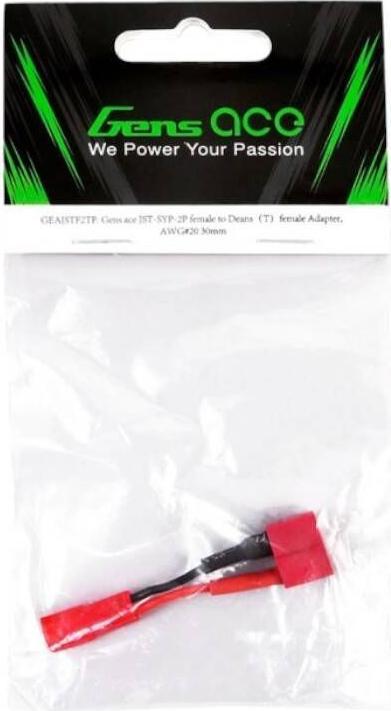 Produktbild Gens Ace JST-SYP-2P female to Deans?T?female Adapter, AWG20 30mm