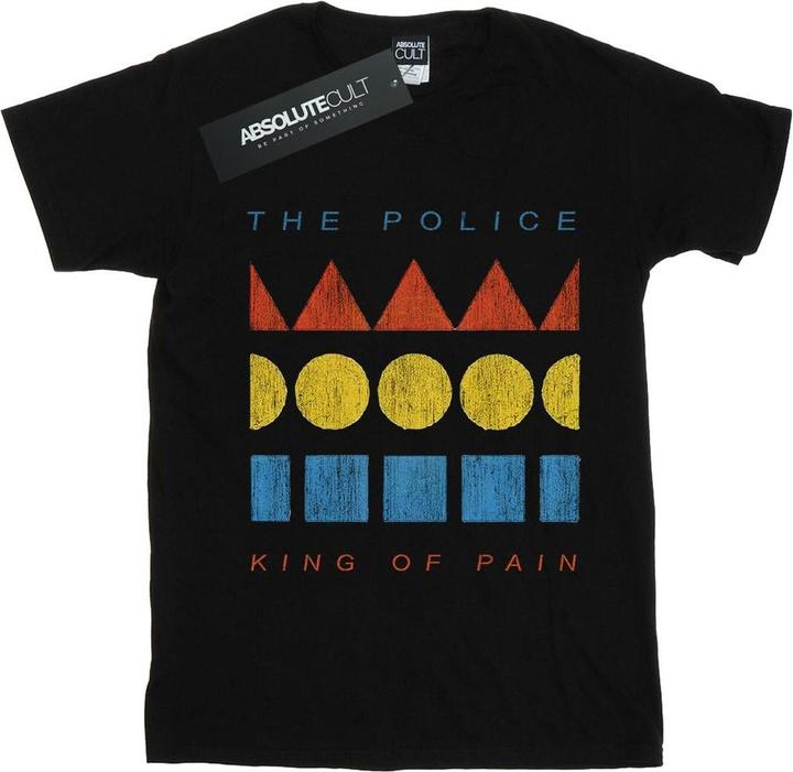 Actual product image The Police Womens/Ladies King Of Pain Cotton Boyfriend T-Shirt (M)