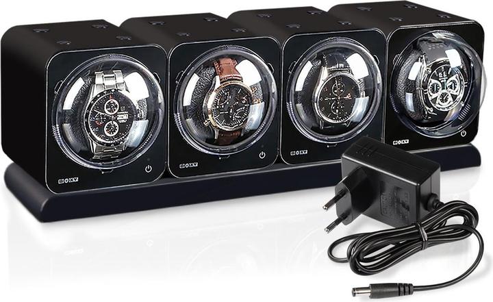 Image du produit Beco Remontoir pour Montres Boxy Fancy Brick 4 - Noir (4 x)