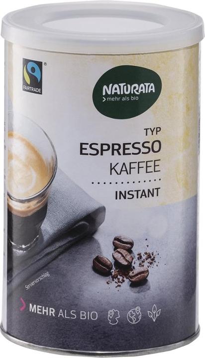 Actual product image Naturata Espresso Organic Instant Bean Coffee - 100g - (100 g)