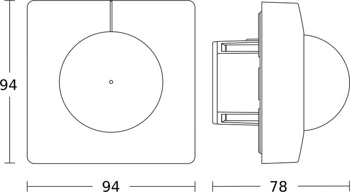 Immagine prodotto Steinel Rilevatore di movimento IS 3180 COM1 angolare da incasso (20 m)