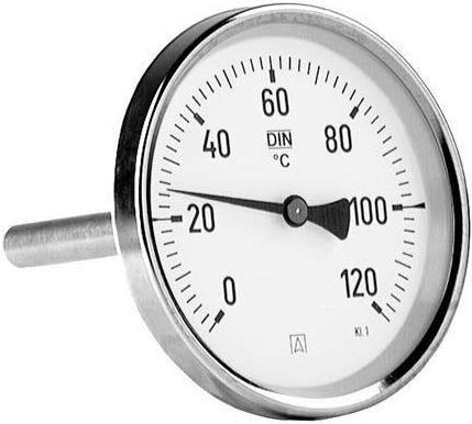Image du produit Afriso thermomètre bimétallique BiTh 80 fi80mm 0-120 degrees C manchon 63 mm 1/2 " ax class 2.0 63 80 (Thermomètres)