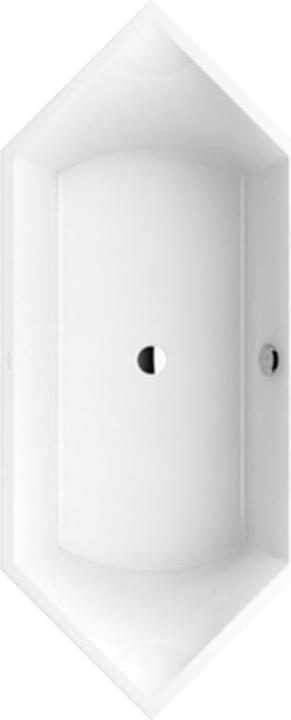 Produktbild Villeroy & Boch V&B Einbauwanne SQUARO Slim Line Sechseck 1900x800mm we (185 l, 190 cm, 80 cm)