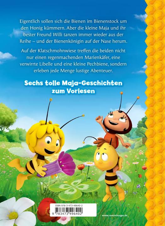 Produktbild Ravensburger Die Biene Maja: Die schönsten Geschichten zum Vorlesen (Deutsch, Carla Felgentreff, Steffi Korda, 2021)