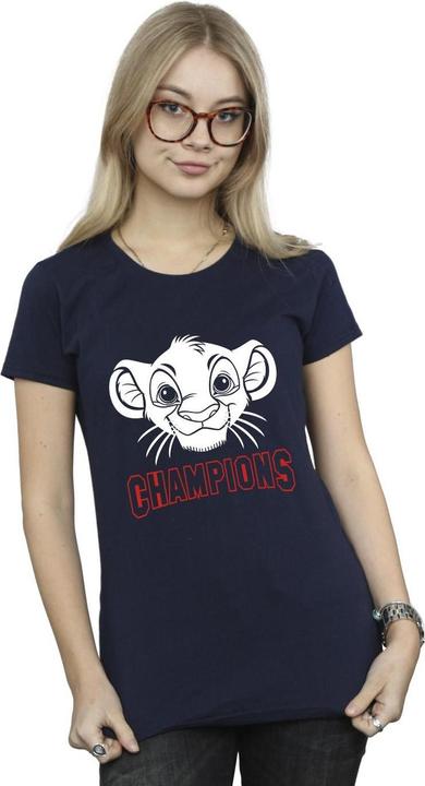 Immagine prodotto Disney The Lion King Simba Face Champion Maglietta Donna (XL)