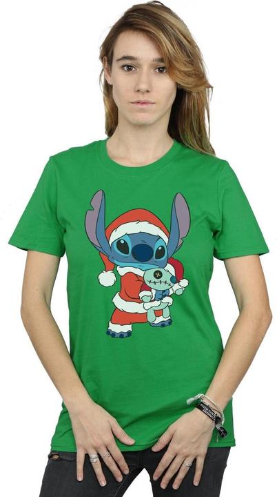 Immagine prodotto Disney Lilo And Stitch Stitch Christmas Maglietta Ampia Donna (XL)