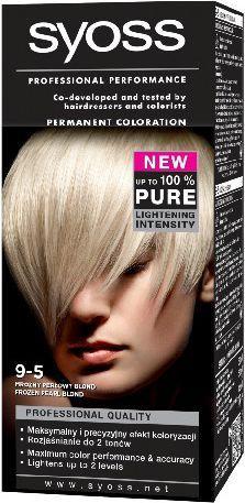 Produktbild Syoss Classic Permanent Coloration Long Lasting Hair Dye 9-5 Frosty Pearl For blonde hair