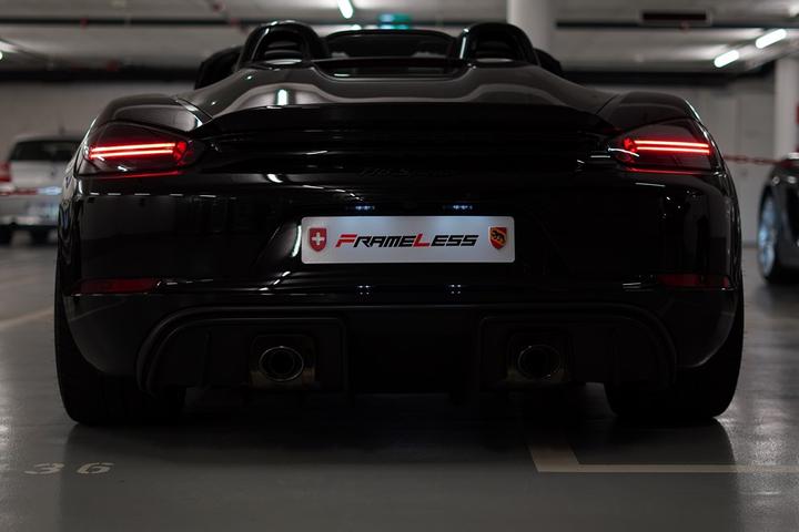 Produktbild Frameless Nummerrahmen (Front + Heck, Langformat)