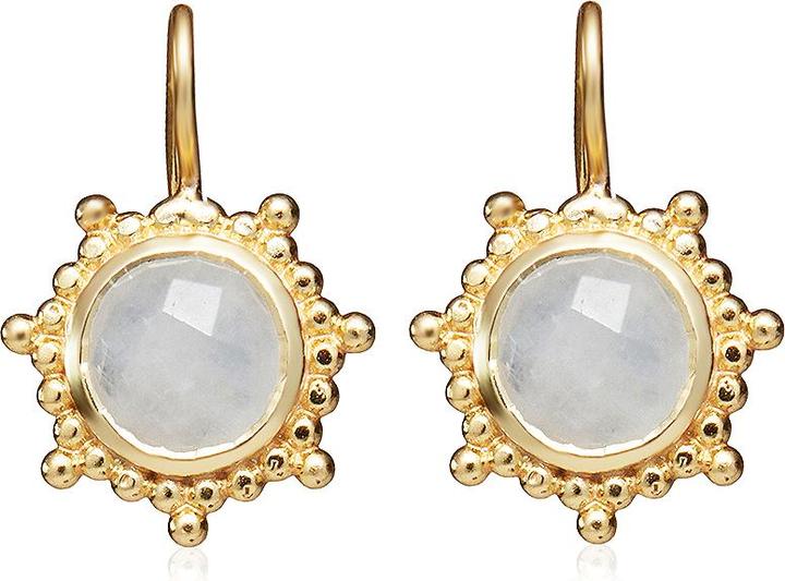 Produktbild Leyda Ohrhänger Stern (Stein, Silber 925, vergoldet 750 / 18 K Gold)