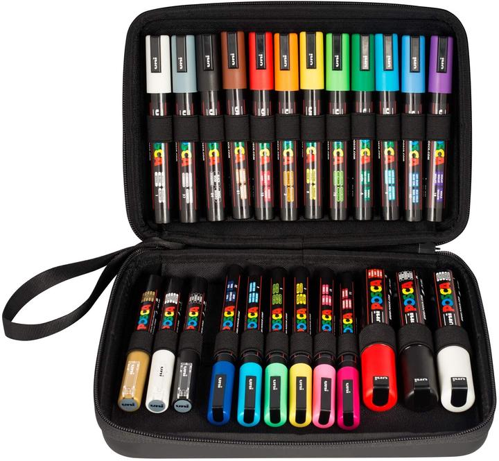 Actual product image Posca Felt-tip pen set (Multicoloured, 24 x)