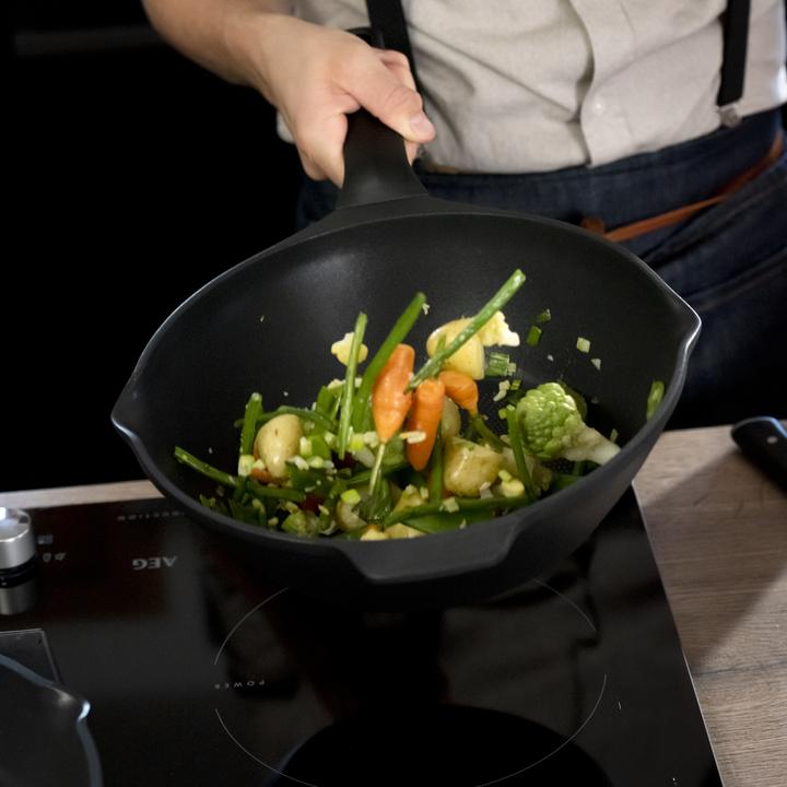 Actual product image Tefal Trattoria Pro pan 28cm (28 cm, Frying pan, Aluminium)