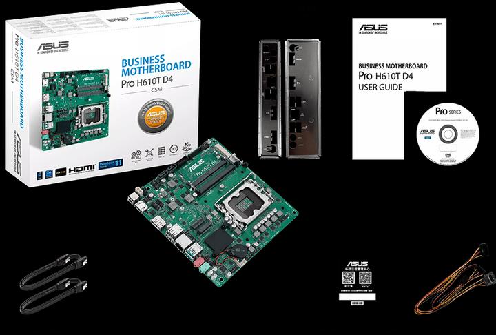 Actual product image ASUS MB PRO H610T -CSM (LGA 1700, Intel H610, Mini-ITX)