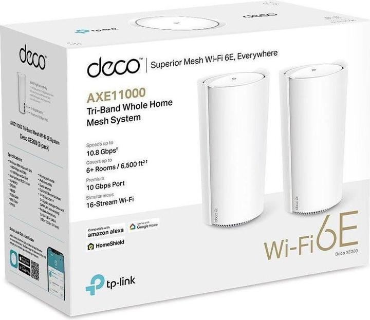 Produktbild TP-Link DECO XE200(2-PACK) - Mesh Wi-Fi 6E System (2er-Pack)