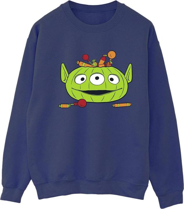Actual product image Toy Story Womens/Ladies Alien Pumpkin Basket Halloween Sweatshirt (S)