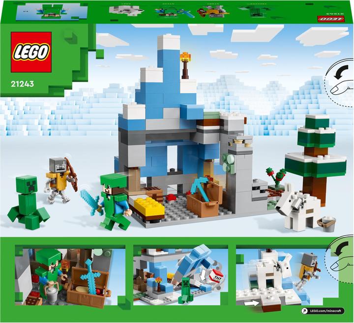 Actual product image LEGO The Iced Peaks (21243, LEGO Minecraft)
