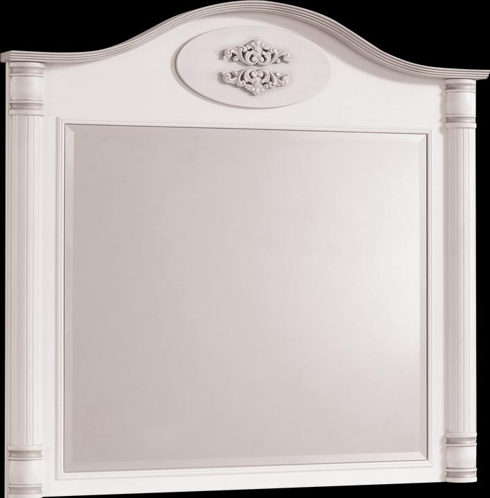 Actual product image Cilek Romantic mirror top (for dresser) (90 x 88 cm)