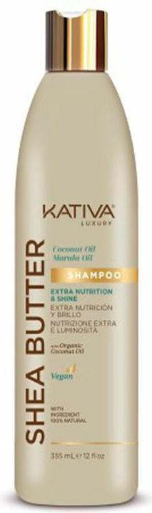Kativa Shea Butter Coconut y Marula Oil Shampoo 355ml (355 ml, Flüssiges Shampoo)