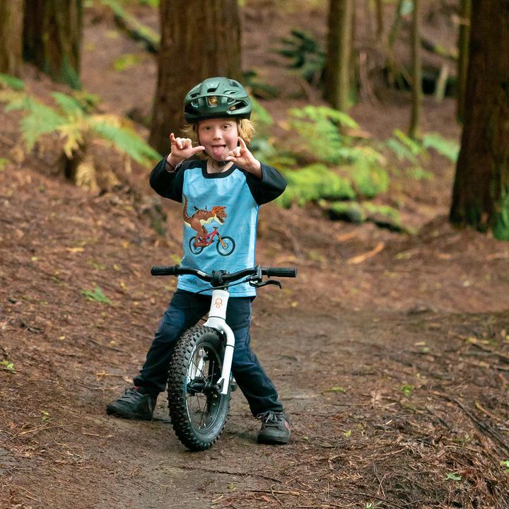 Produktbild Kids Ride Shotgun Dino Windproof Kids MTB Jersey (110, 116, 115 A)